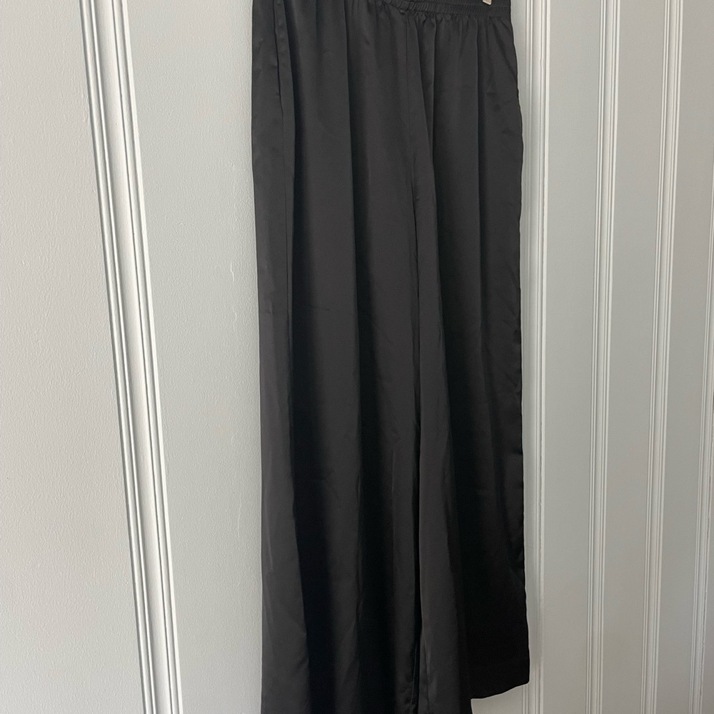Showmeyourmumu Black Luxe satin pants